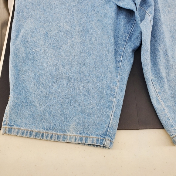 Vintage Lord Isaacs Denim Culotte Shorts 22W Elastic Waist Light Wash Plus Size - Picture 2 of 8